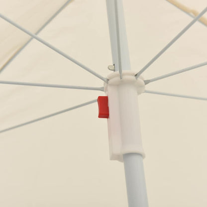 vidaXL Garden Parasol | Sand | Polyester, Steel | UV-resistant materials