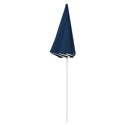 vidaXL Garden Parasol  with Steel Pole Blue 180 cm