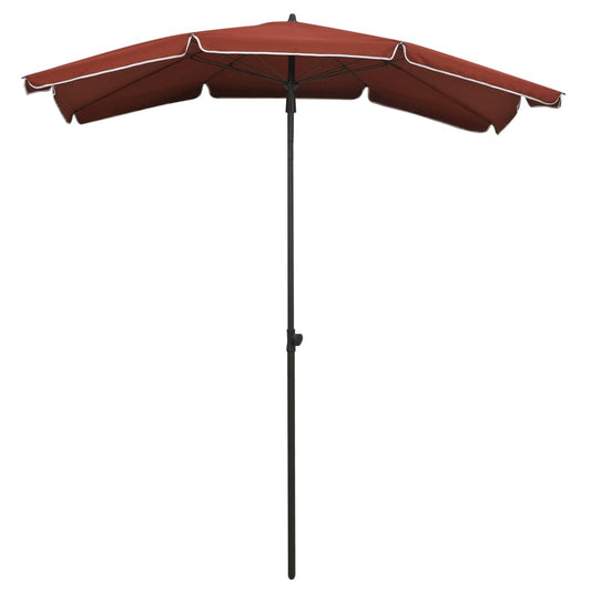 vidaXL Garden Parasol | Terracotta | Fabric (100% polyester), steel