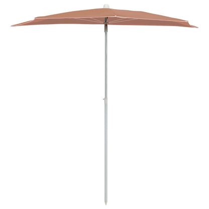 vidaXL Garden Parasol | Terracotta | Fabric (100% polyester), Steel