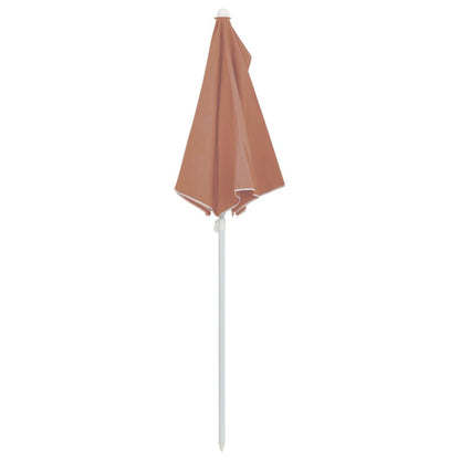 vidaXL Garden Parasol | Terracotta | Fabric (100% polyester), Steel