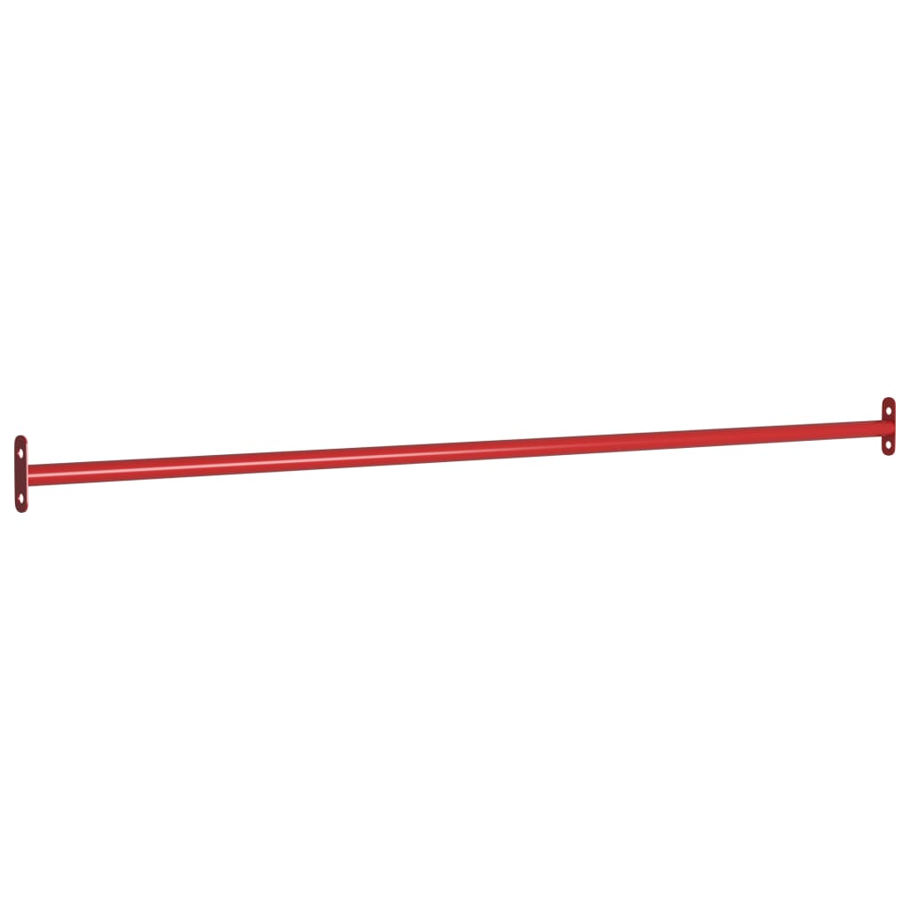 93198 vidaXL Turning Bar 125 cm Steel Red