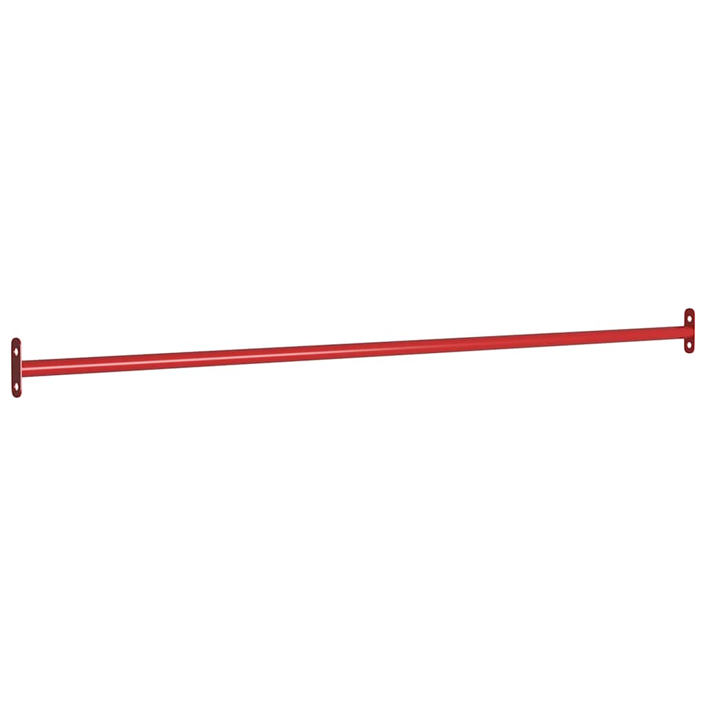 93198 vidaXL Turning Bar 125 cm Steel Red