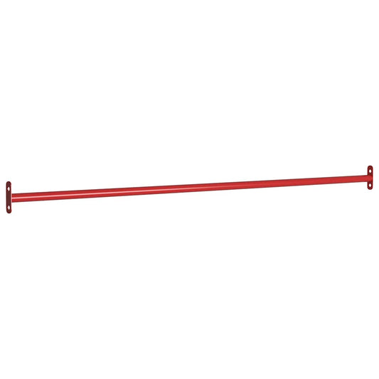 93198 vidaXL Turning Bar 125 cm Steel Red