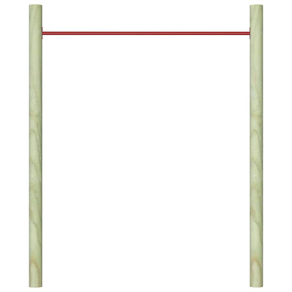 93198 vidaXL Turning Bar 125 cm Steel Red