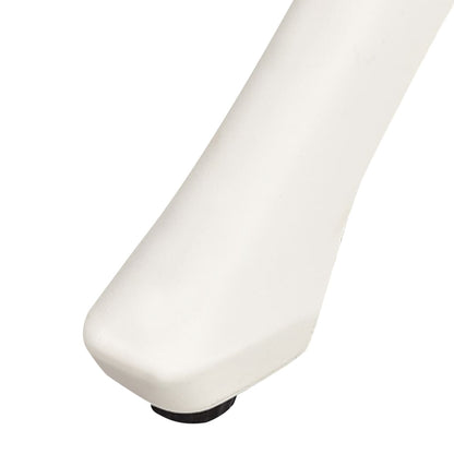 vidaXL Garden Table White 78x78x72 cm Cast Aluminium