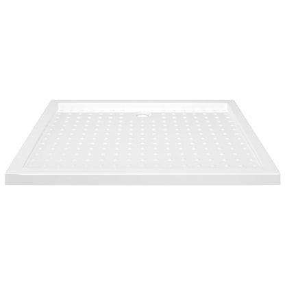 vidaXL Shower Base Tray with Dots White 80x100x4 cm ABS