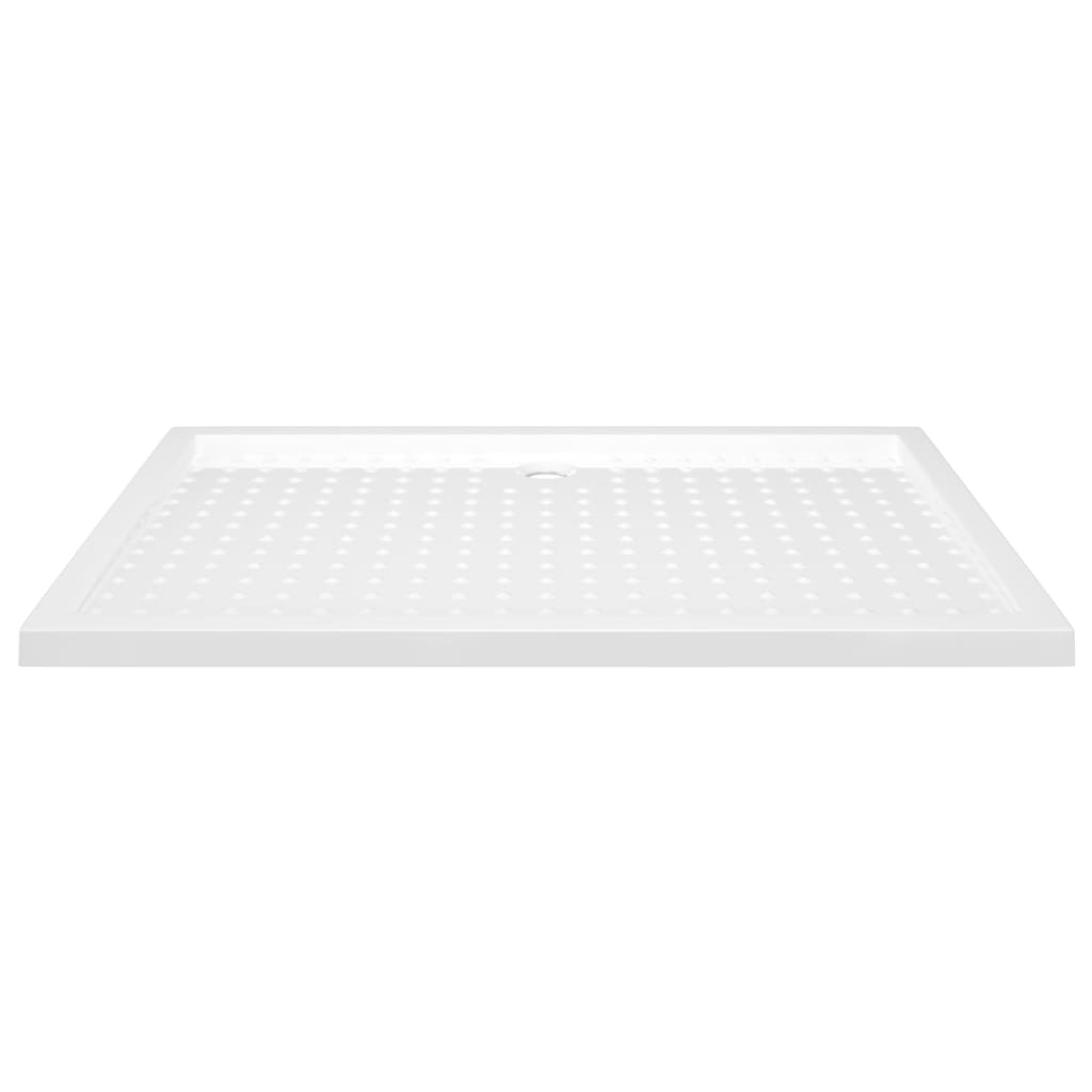 148901 vidaXL Shower Base Tray with Dots White 80x120x4 cm ABS
