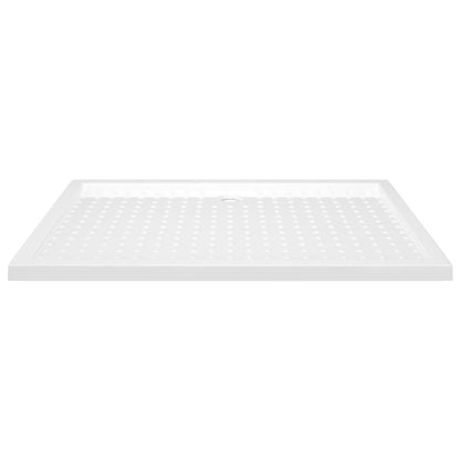 148901 vidaXL Shower Base Tray with Dots White 80x120x4 cm ABS