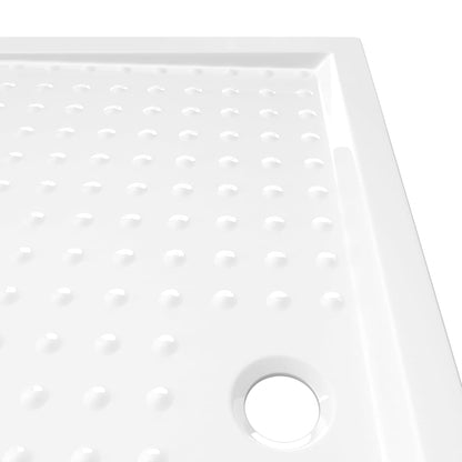 148901 vidaXL Shower Base Tray with Dots White 80x120x4 cm ABS