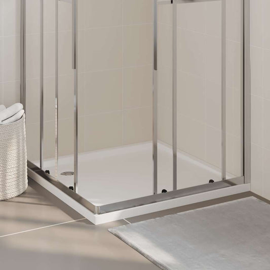 vidaXL Square ABS Shower Base Tray 90x90 cm