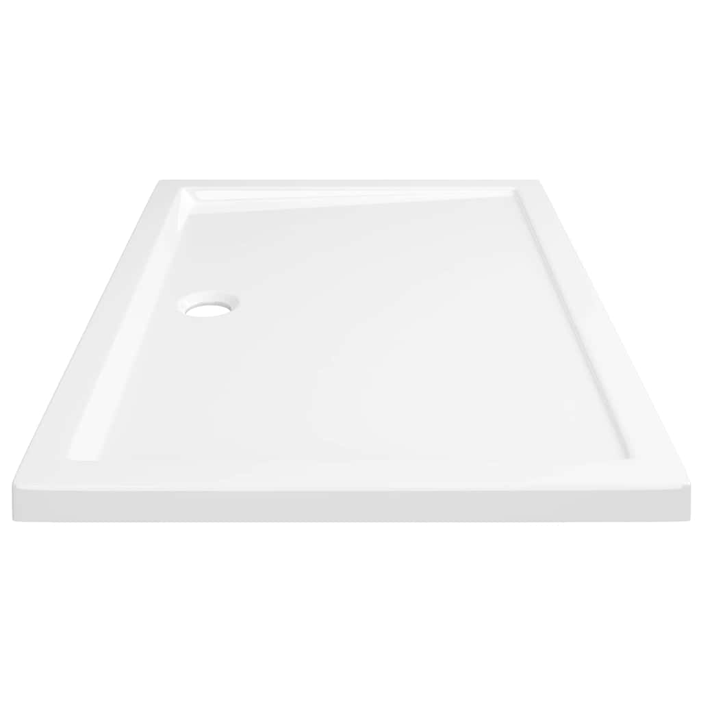 vidaXL Rectangular ABS Shower Base Tray White 70x100 cm