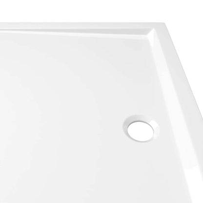 vidaXL Rectangular ABS Shower Base Tray White 70x100 cm