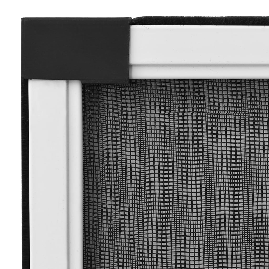vidaXL Extendable Insect Screen for Windows White