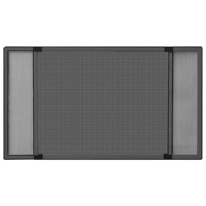 vidaXL Extendable Insect Screen for Windows Anthracite