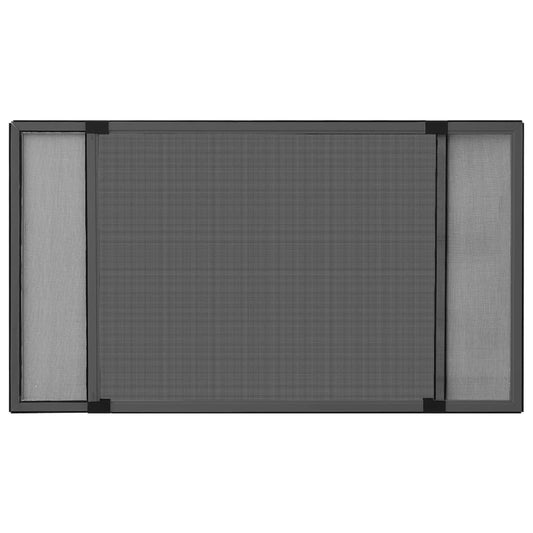 149040 vidaXL Extendable Insect Screen for Windows Anthracite (75-143)x50 cm