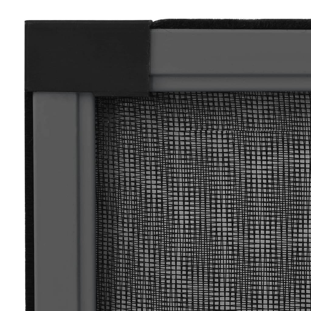 vidaXL Extendable Insect Screen for Windows Anthracite