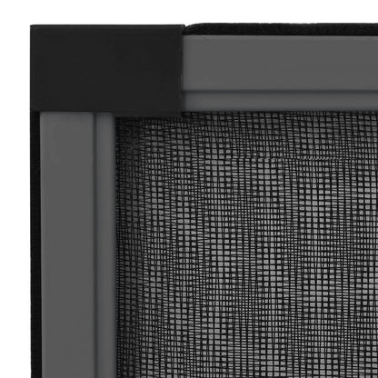 vidaXL Extendable Insect Screen for Windows Anthracite