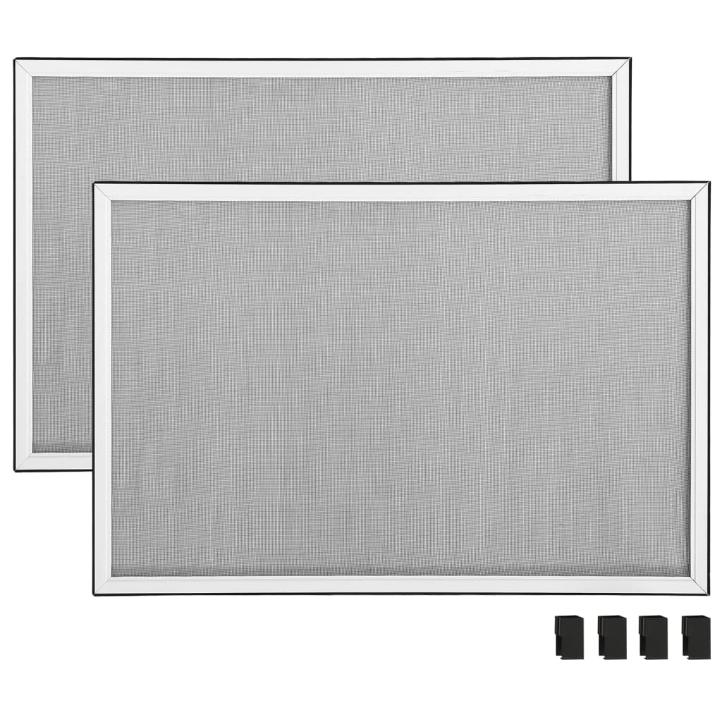 vidaXL Extendable Insect Screen for Windows White (100-193)x75 cm