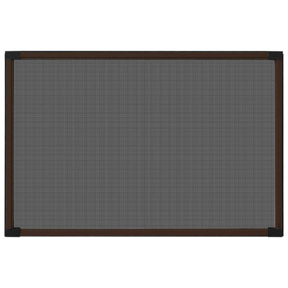 vidaXL Extendable Insect Screen for Windows Brown