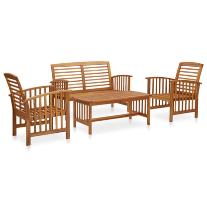 vidaXL Garden Lounge Set | Natural Wood | Solid Acacia wood | Standard | Durable