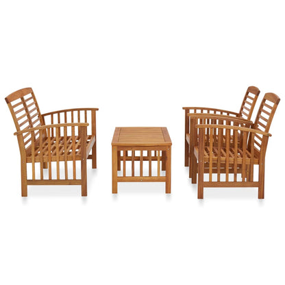 vidaXL Garden Lounge Set | Natural Wood | Solid Acacia wood | Standard | Durable