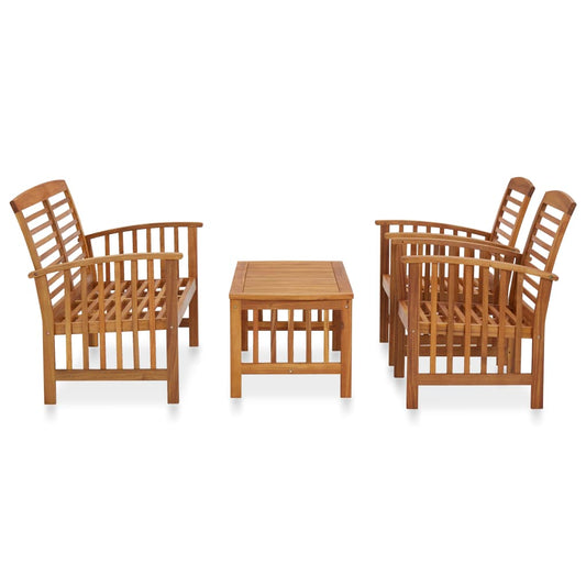 vidaXL Garden Lounge Set | Natural Wood | Solid Acacia wood | Standard | Durable