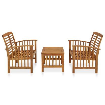 vidaXL Garden Lounge Set | Acacia | Solid acacia wood | Medium | Durable