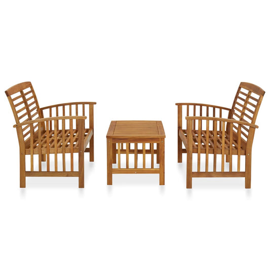 vidaXL Garden Lounge Set | Acacia | Solid acacia wood | Medium | Durable