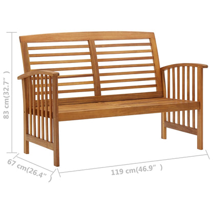 vidaXL Garden Lounge Set | Acacia | Solid acacia wood | Medium | Durable