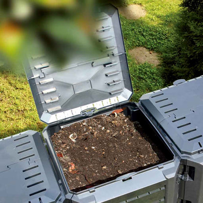 312274 vidaXL Garden Composter Black 1200 L