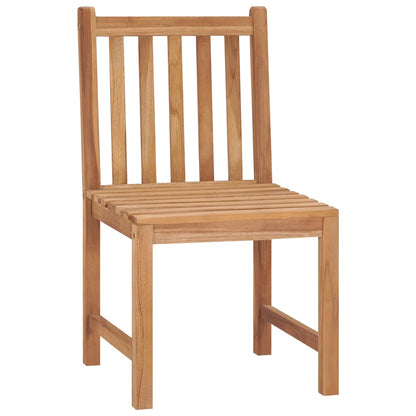 315611 vidaXL Garden Chairs 2 pcs Solid Teak Wood