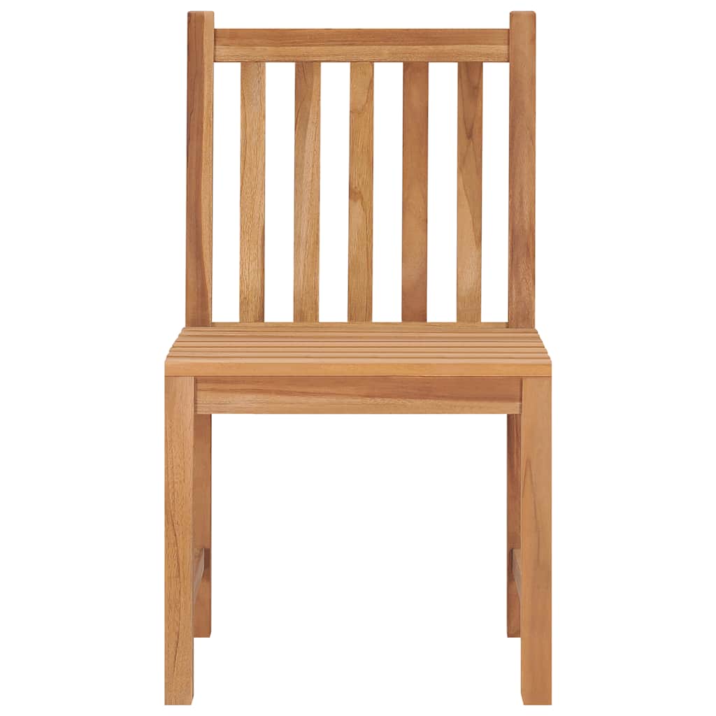 315611 vidaXL Garden Chairs 2 pcs Solid Teak Wood