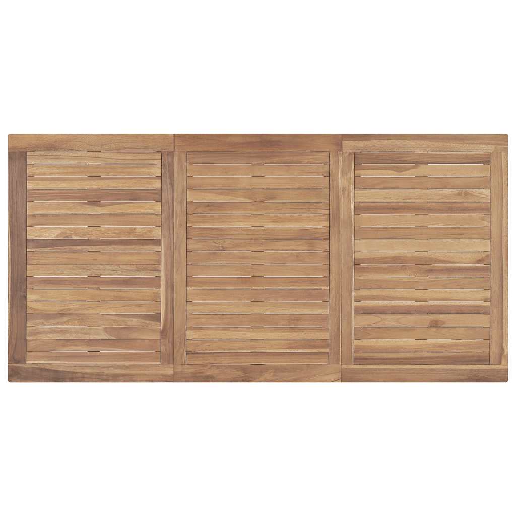 vidaXL Garden Dining Table 160x80x77 cm Solid Teak Wood