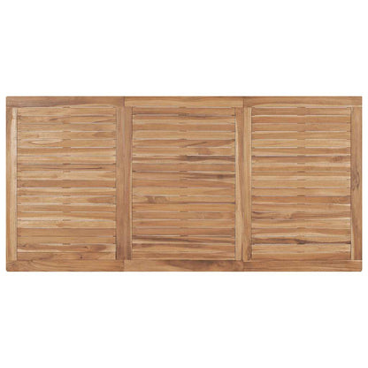vidaXL Garden Dining Table 180x90x77 cm Solid Teak Wood