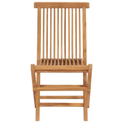 vidaXL Garden Chair | Set of 4 | Teak