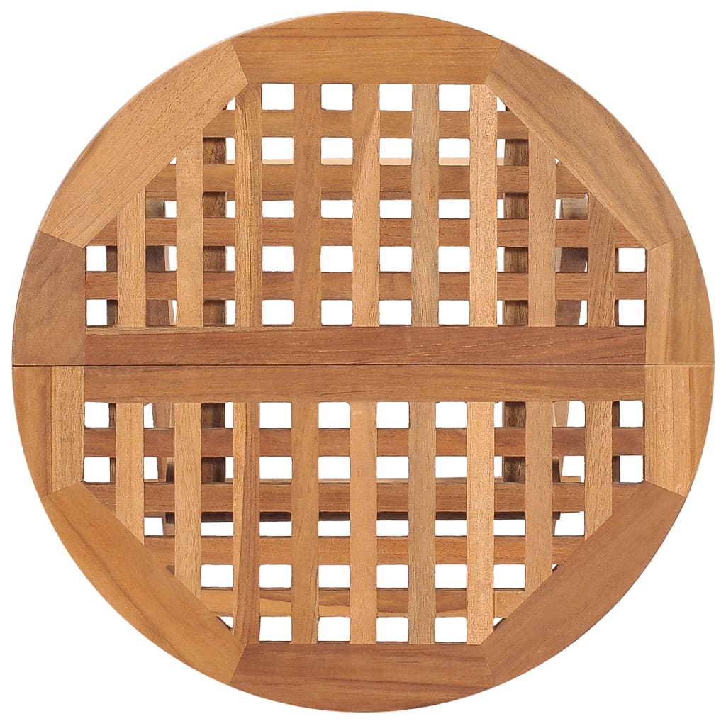 vidaXL Outdoor Dining Set | Natural teak | Smooth sanded teak hardwood | Compact