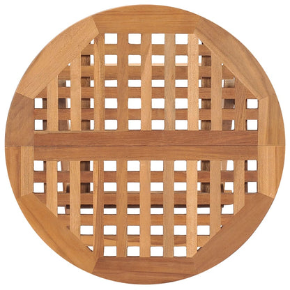vidaXL Outdoor Dining Set | Natural teak | Smooth sanded teak hardwood | Compact