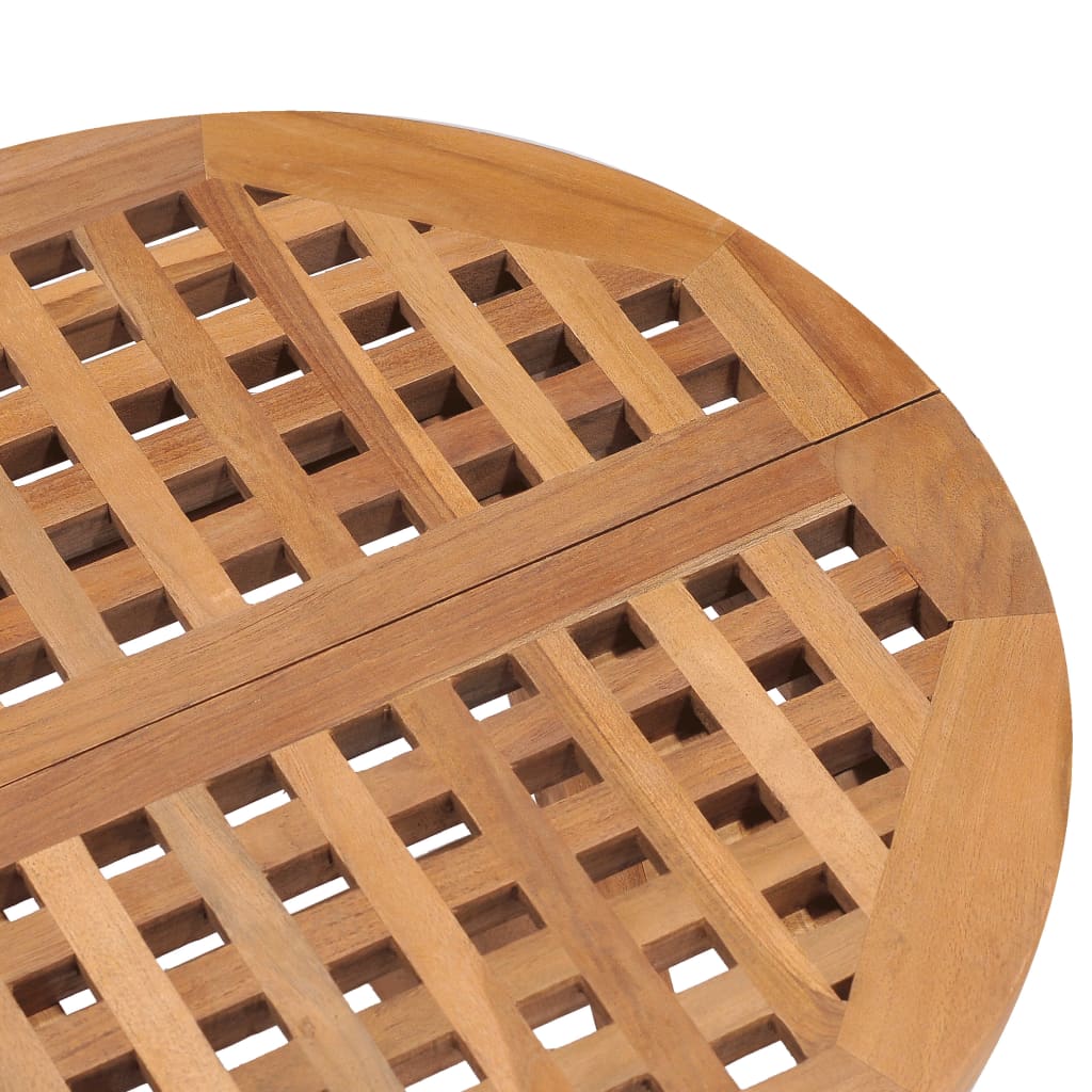 vidaXL Outdoor Dining Set | Natural teak | Smooth sanded teak hardwood | Compact