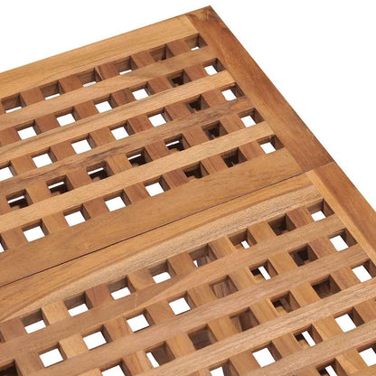 315455 vidaXL 3 Piece Folding Outdoor Dining Set Solid Teak Wood