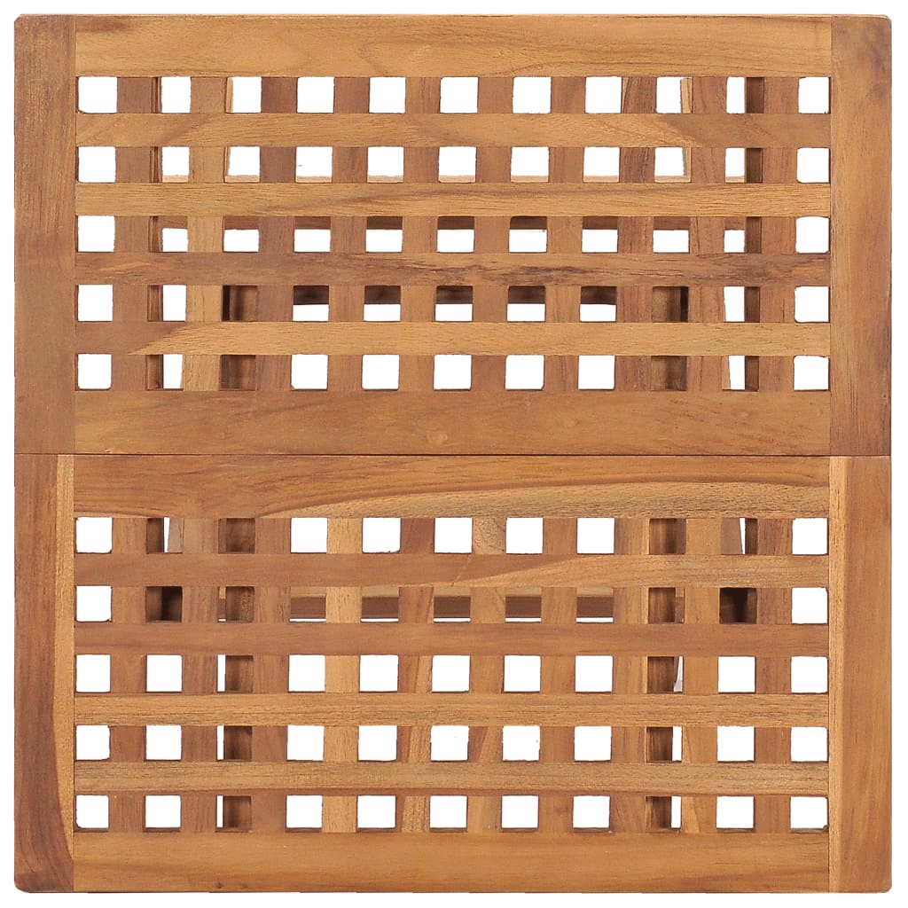 vidaXL Outdoor Dining Set | Teak Brown | Well-sanded teak hardwood | Medium