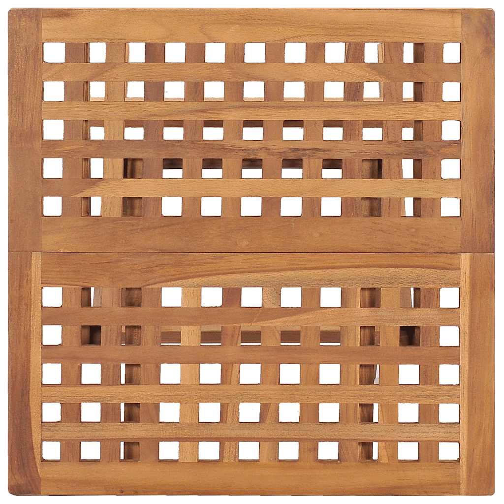 315455 vidaXL 3 Piece Folding Outdoor Dining Set Solid Teak Wood