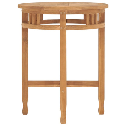 vidaXL Bistro Table Ø60x75.5 cm Solid Teak Wood