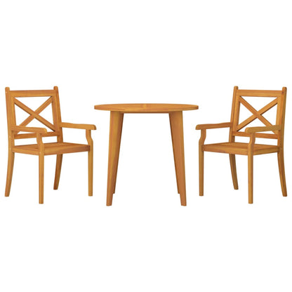 vidaXL Garden Dining Set | Natural wood | Solid acacia wood | Medium | Durable