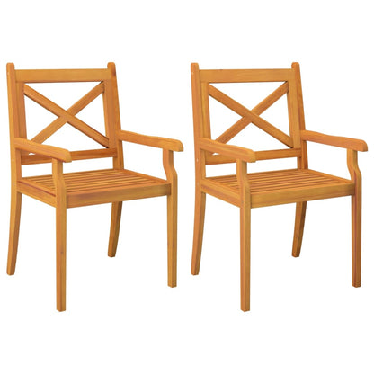 vidaXL Garden Dining Set | Natural wood | Solid acacia wood | Medium | Durable