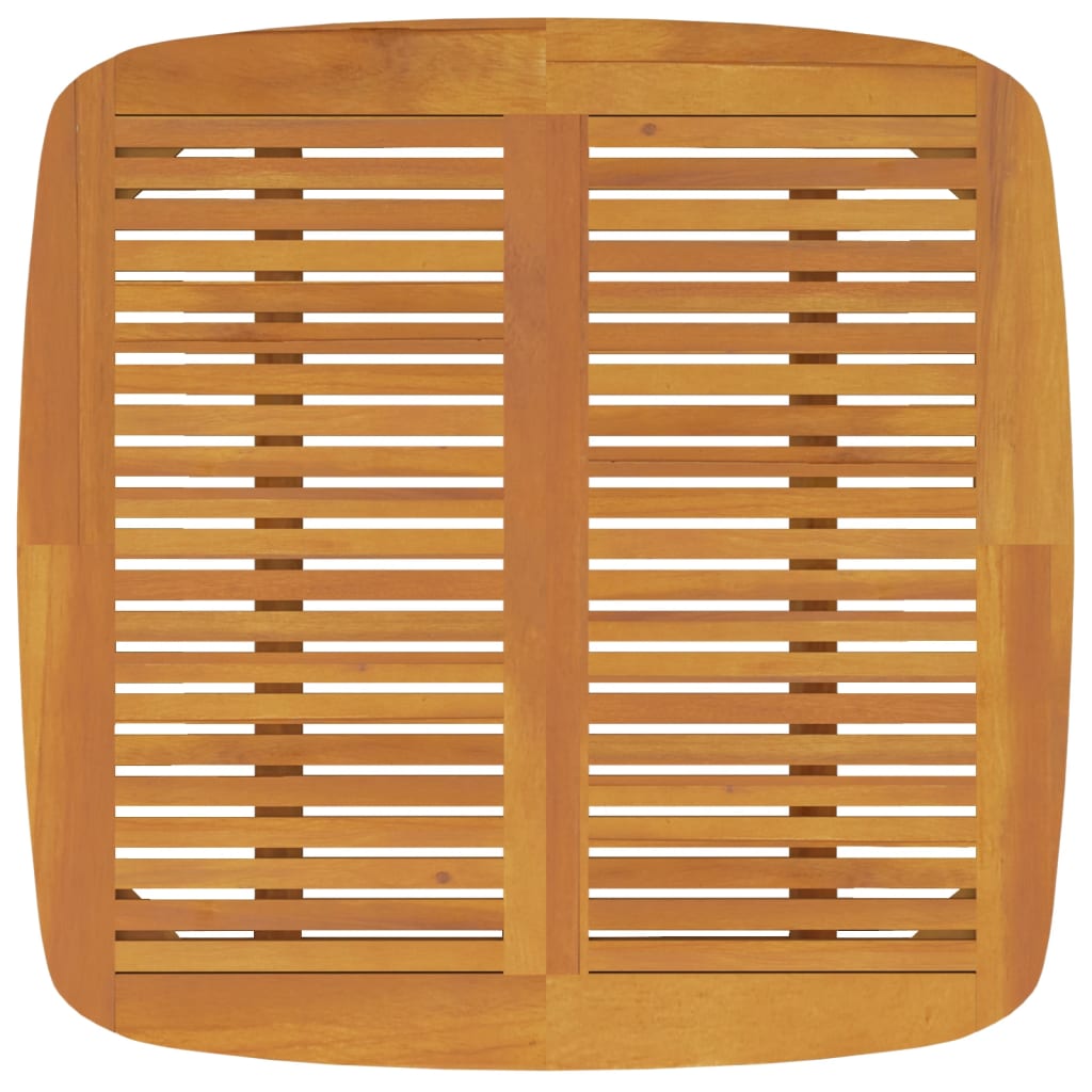 vidaXL Garden Dining Set | Natural Wood | Solid Acacia Wood | Medium | Durable