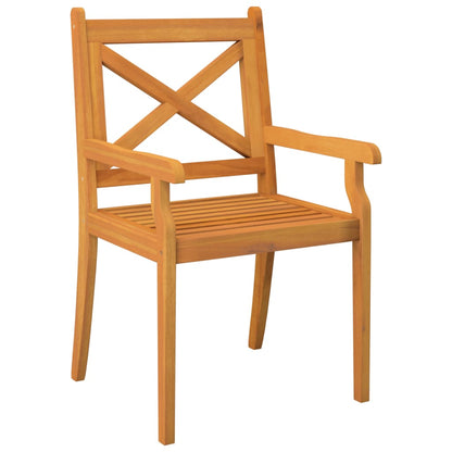 vidaXL Garden Dining Set | Natural Wood | Solid acacia wood with an oiled finish