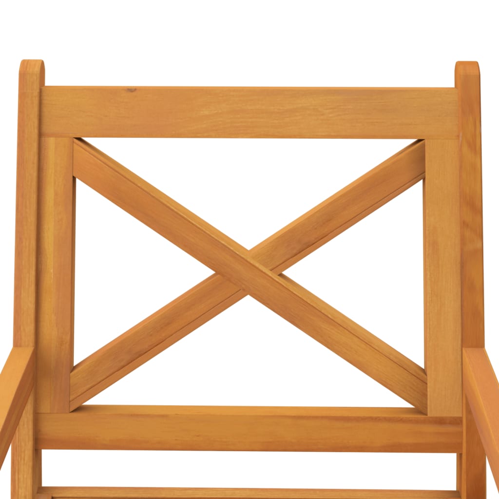 vidaXL Garden Dining Set | Natural Wood | Solid acacia wood with an oiled finish