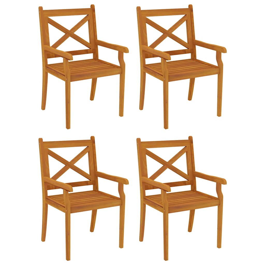 vidaXL Garden Dining Set | Natural wood | Solid acacia wood | Standard | Durable