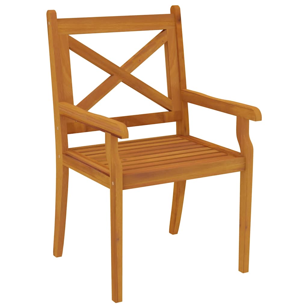 vidaXL Garden Dining Set | Natural wood | Solid acacia wood | Standard | Durable